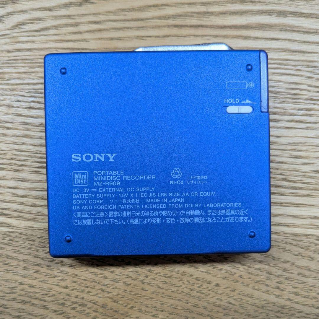 SONY MZ-R909 ポータブルMDプレイヤー・レコーダー