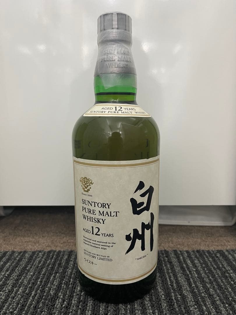 【未開栓　パラフィルム付】SUNTORY 白州 12年 ピュアモルトウイスキー