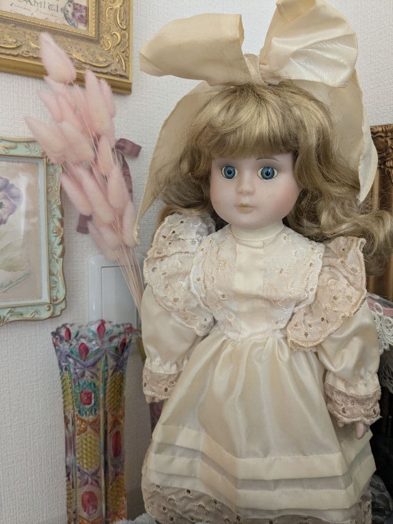 優しいお顔♡アンティークドール♡キュンキュン可愛い