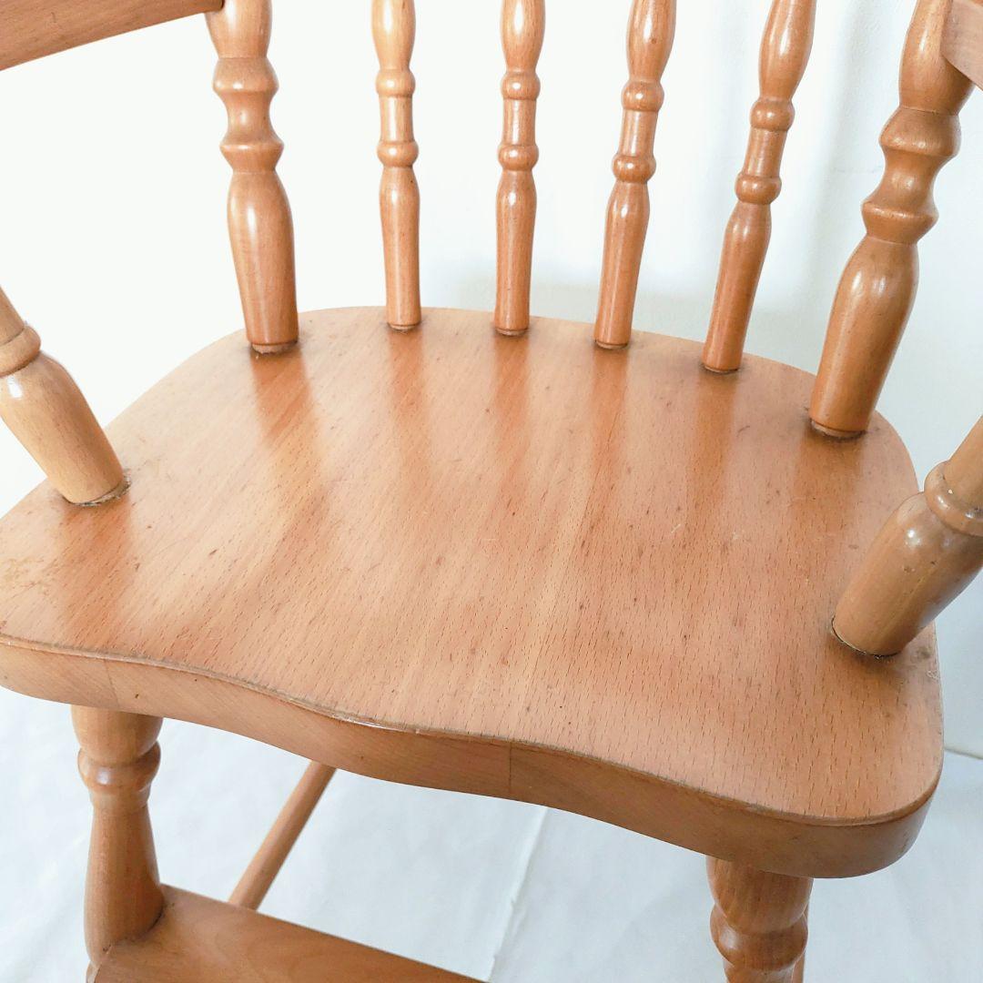 飛騨産業　木製 子供用チェアー　ベビーチェアー　椅子　飛騨の家具　ビンテージ