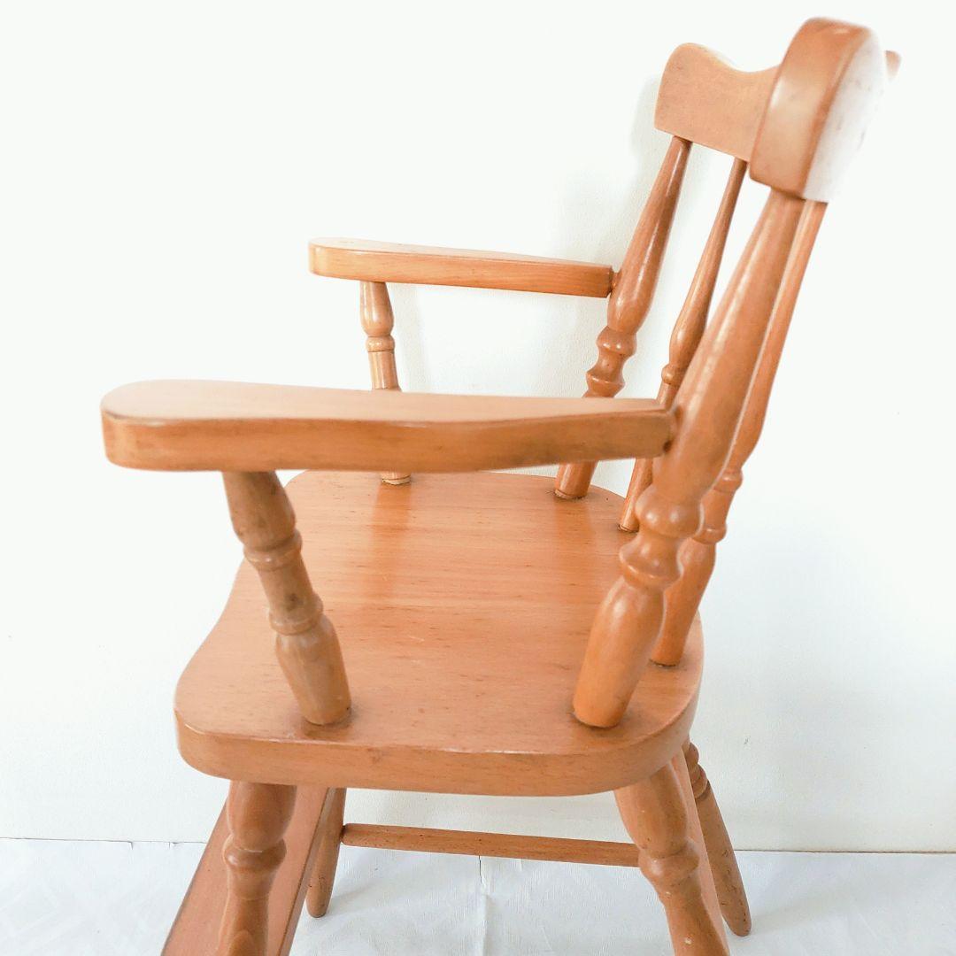 飛騨産業　木製 子供用チェアー　ベビーチェアー　椅子　飛騨の家具　ビンテージ