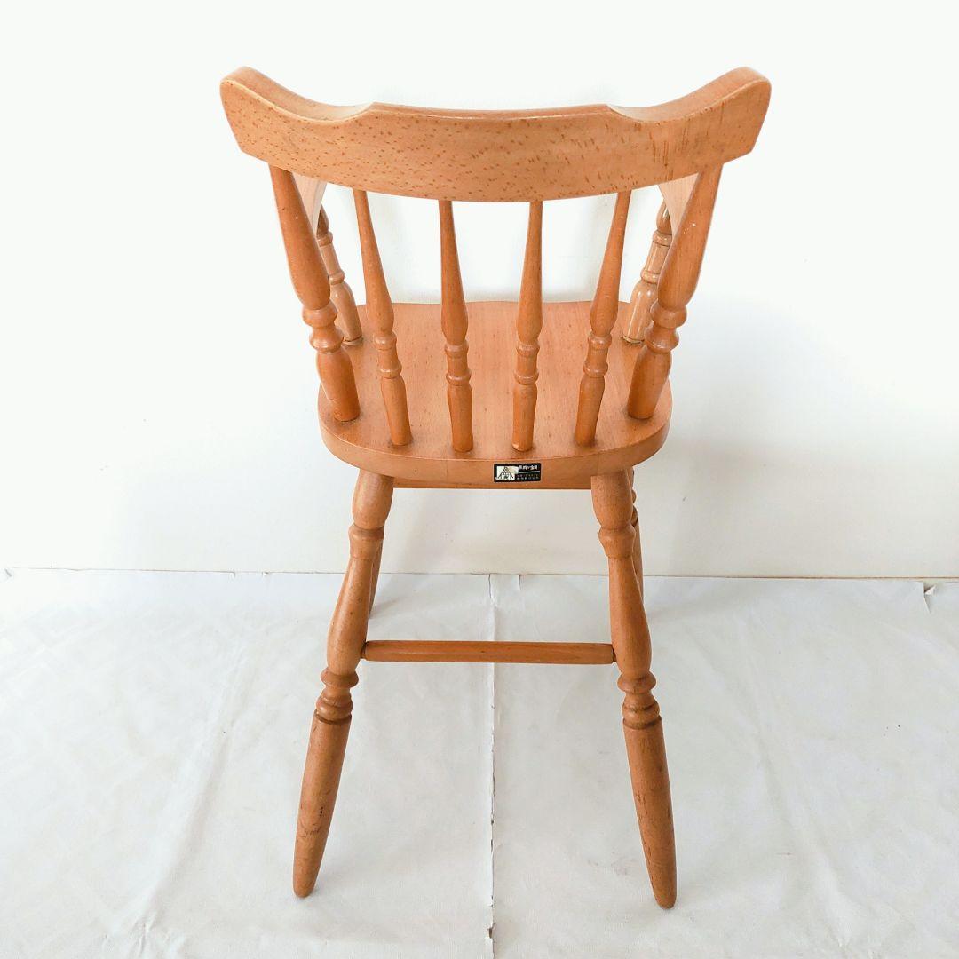 飛騨産業　木製 子供用チェアー　ベビーチェアー　椅子　飛騨の家具　ビンテージ