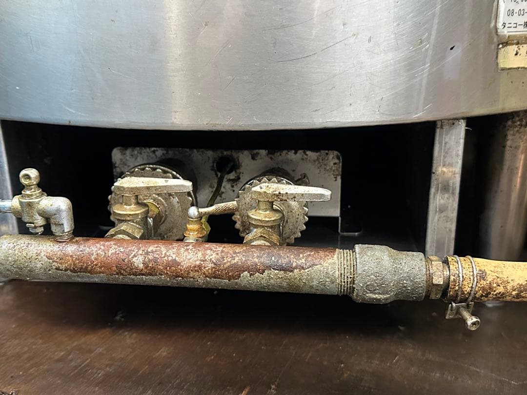 カモ焼釜 都市ガス 中古品 直接引取りのみ