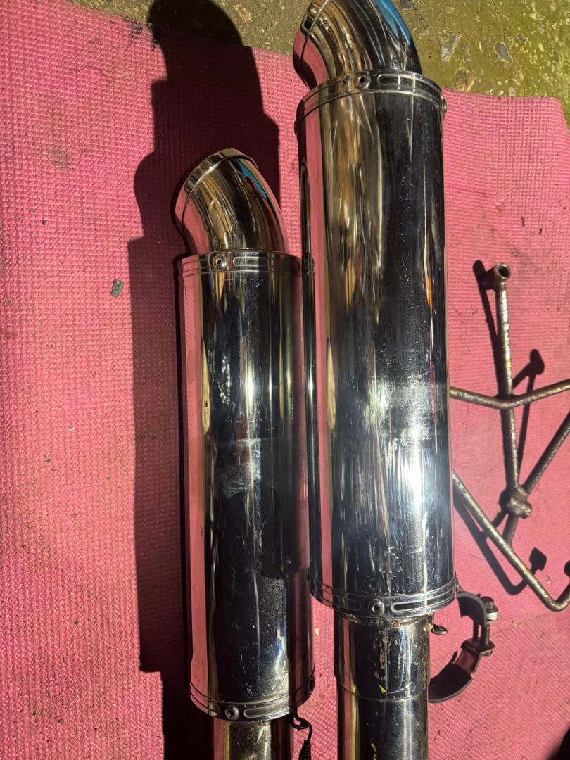 マジェスティc 2本だしマフラー　デュアルマフラー