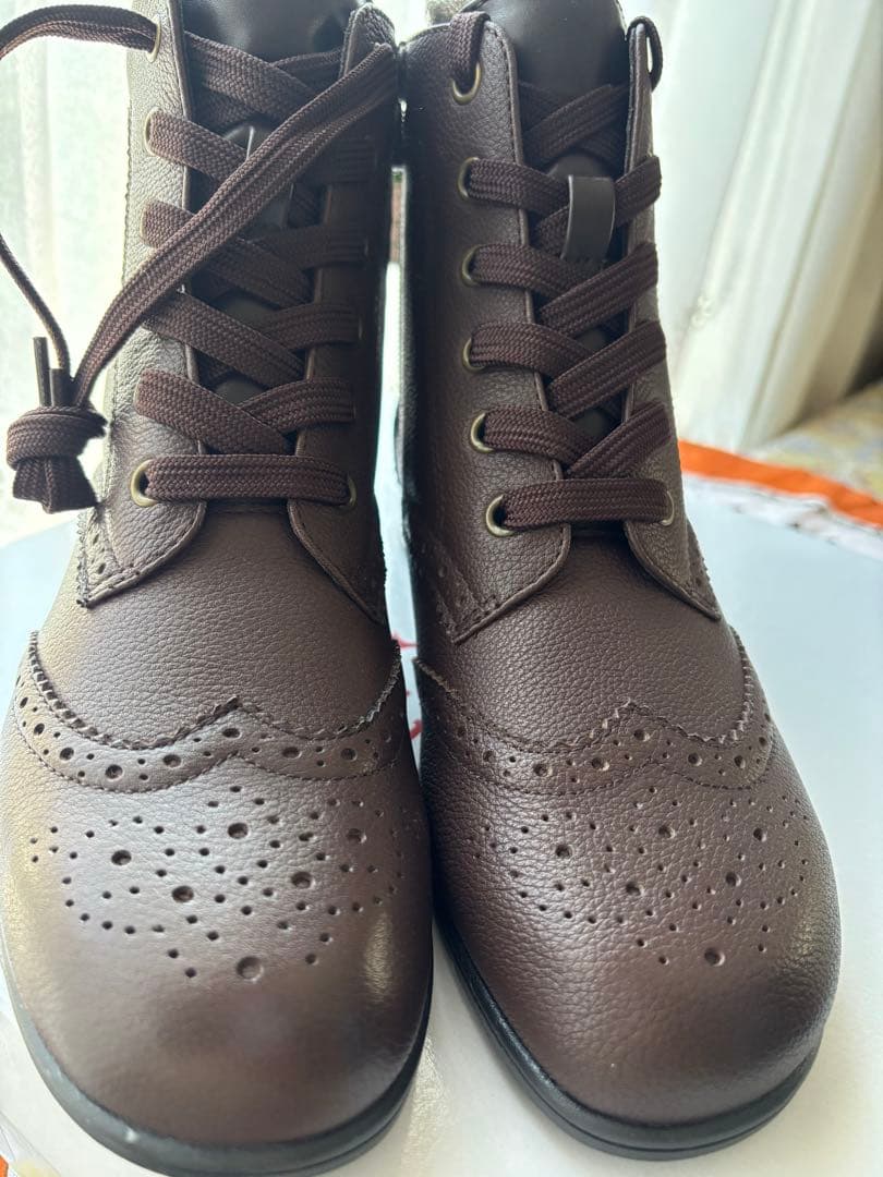 fit fit フィットフィット クラフィット レースアップブーツ ２３.５cm