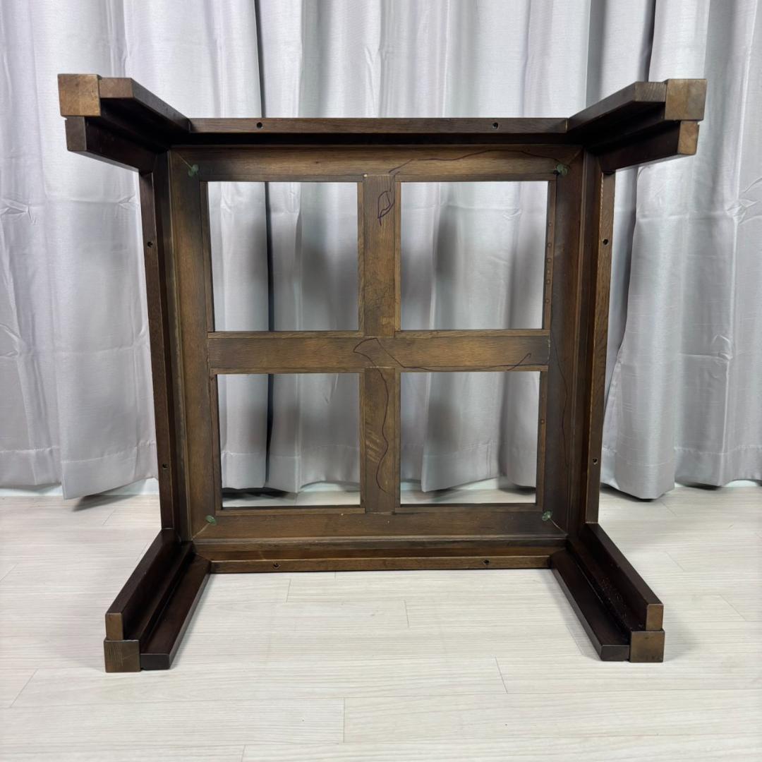 カリモク　ドマーニ　ガラス　ローテーブル