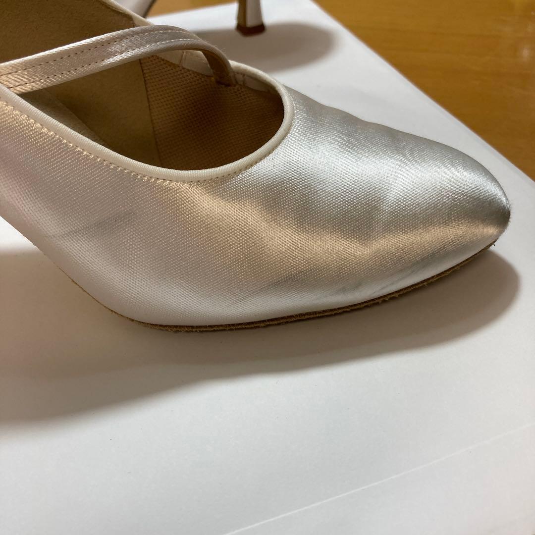 ✨美品✨社交ダンスシューズ ケント　サテン ２３cm
