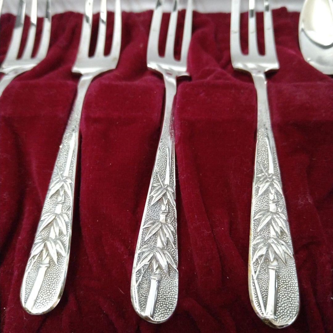 SILVER950 未使用　ヴィンテージ高島屋　カトラリー12本　銀製