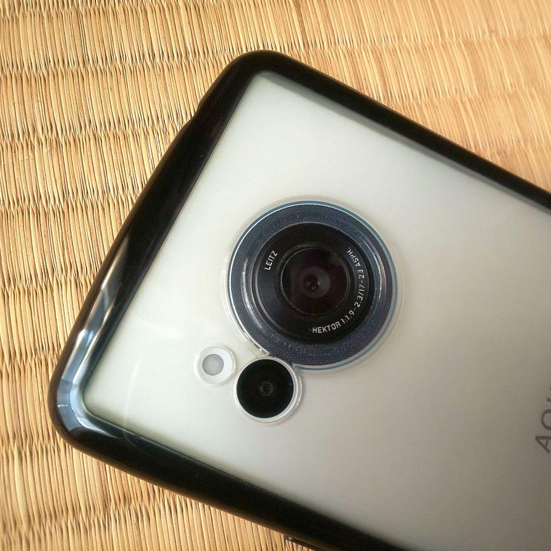 アクオス R8 本体 ガラスフィルム TPUカバー ショルダーストラップケース