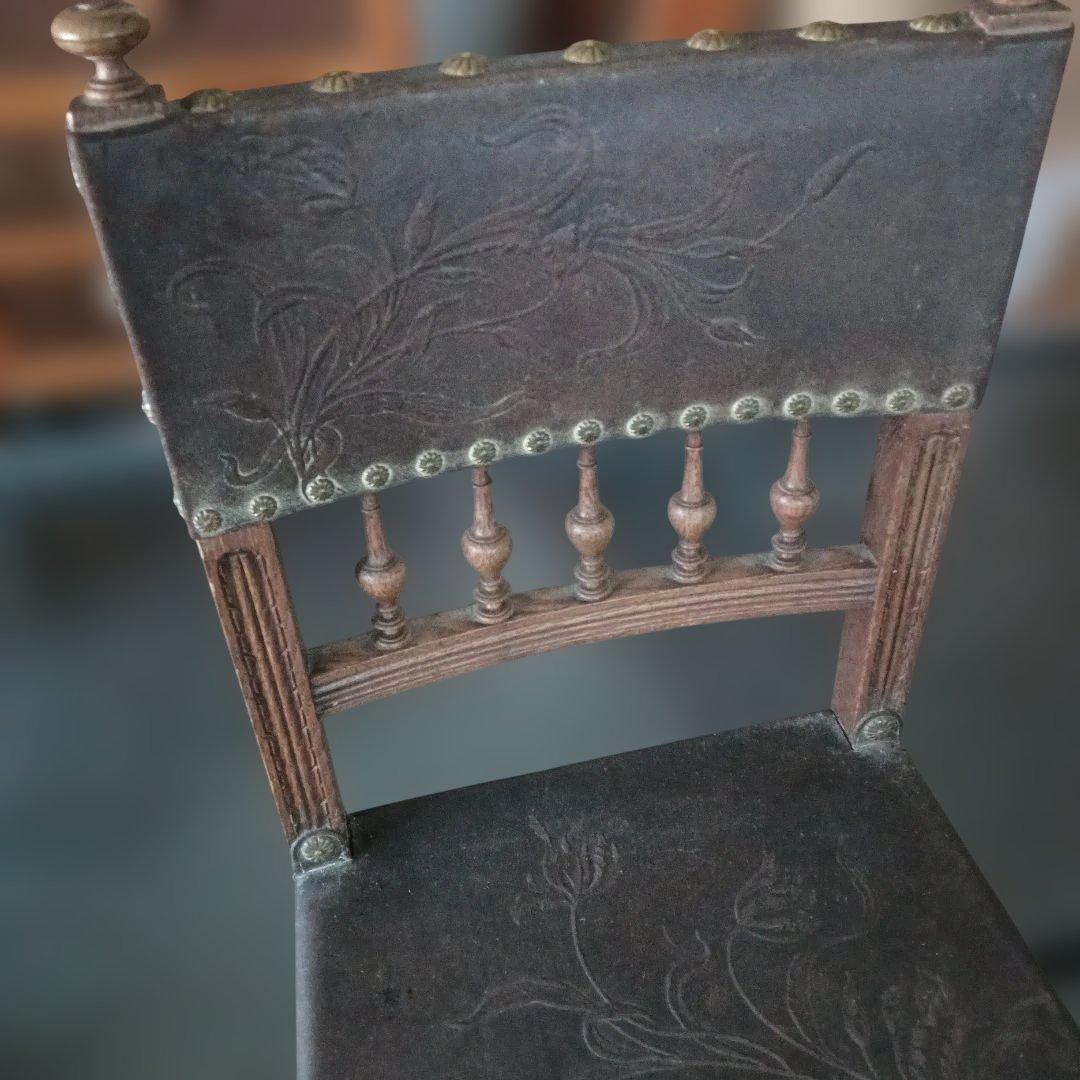 アンティーク　フランス木製チェア