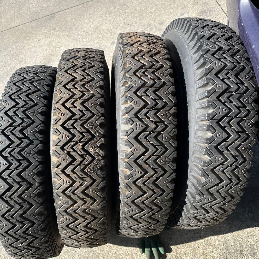 6.00R16 6PR ジムニーホイール付き　スパイクタイヤ4本