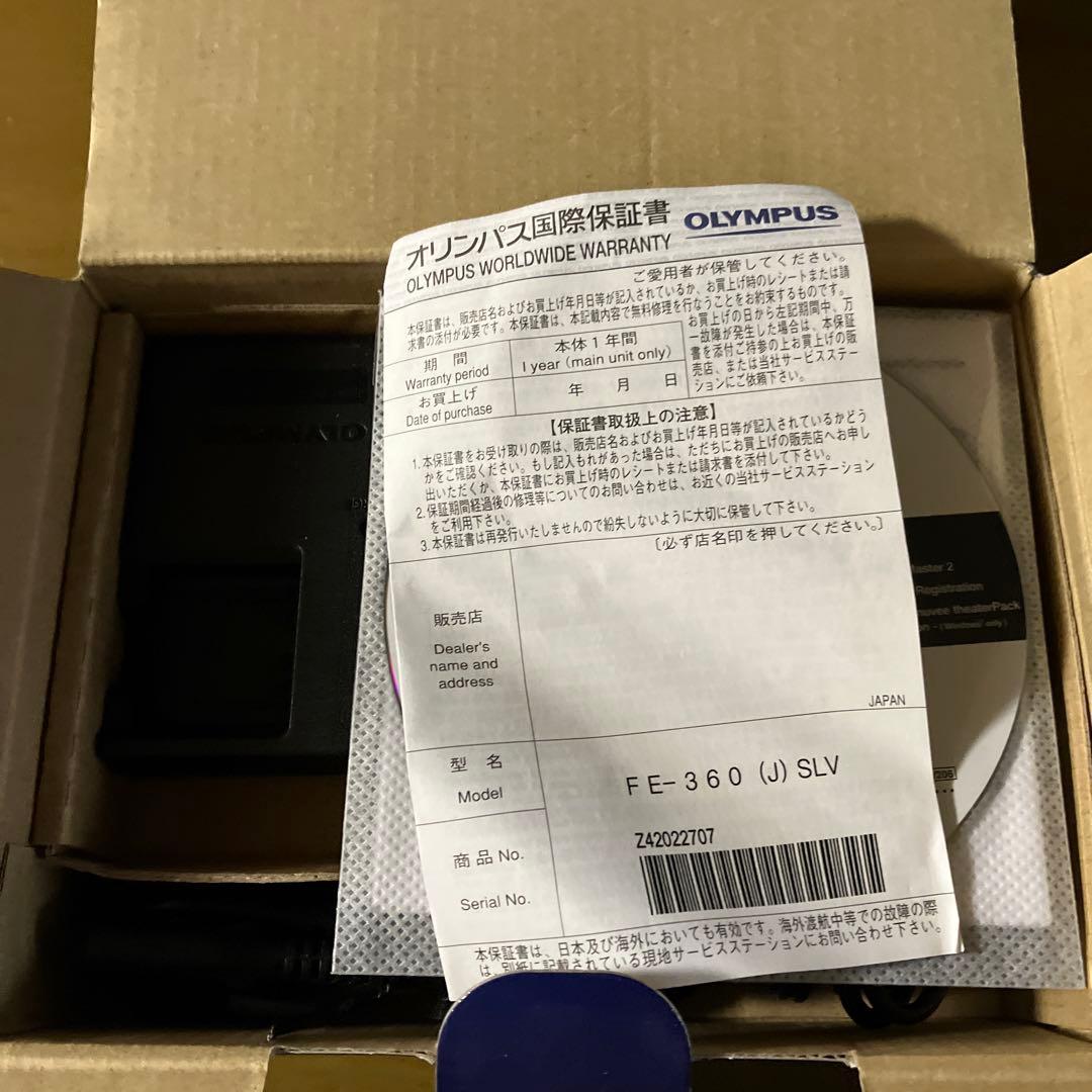 OLYMPUS FE-360 デジタルカメラ 本体
