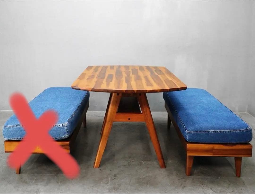 展示極美品unicoウニコ SWELLAスウェラ　リビングダイニング2点セット