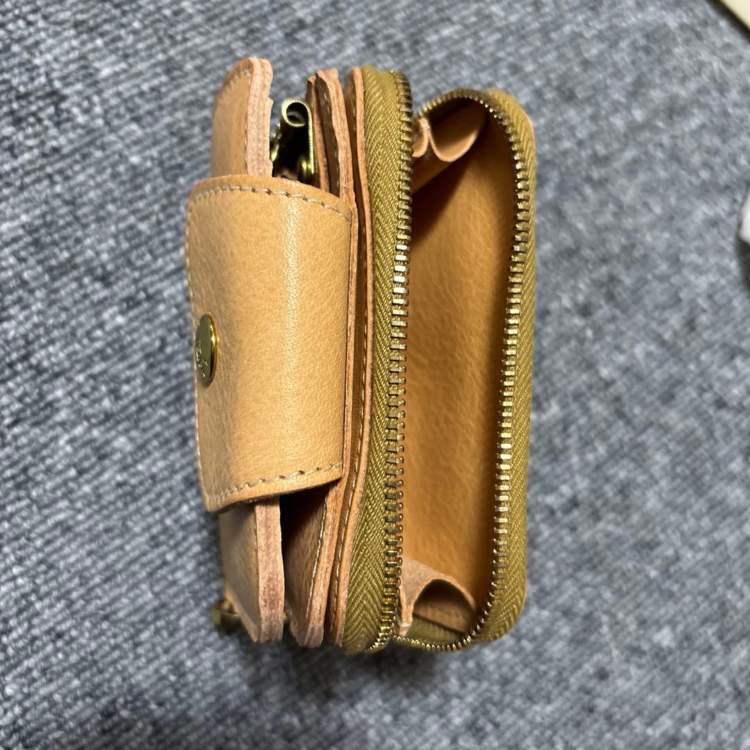 本日最終日‼️イルビゾンテ ベージュレザーキーホルダー未使用新品