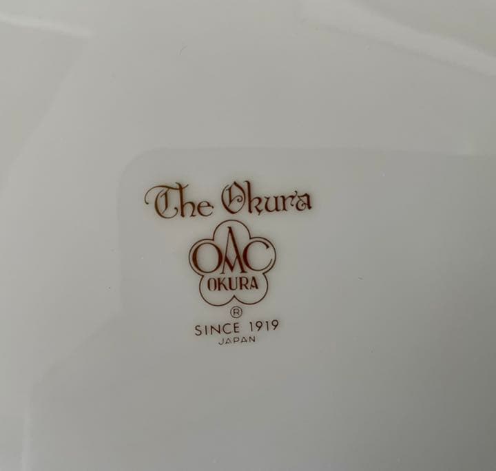 大倉陶園　ゴールドライン　プラター