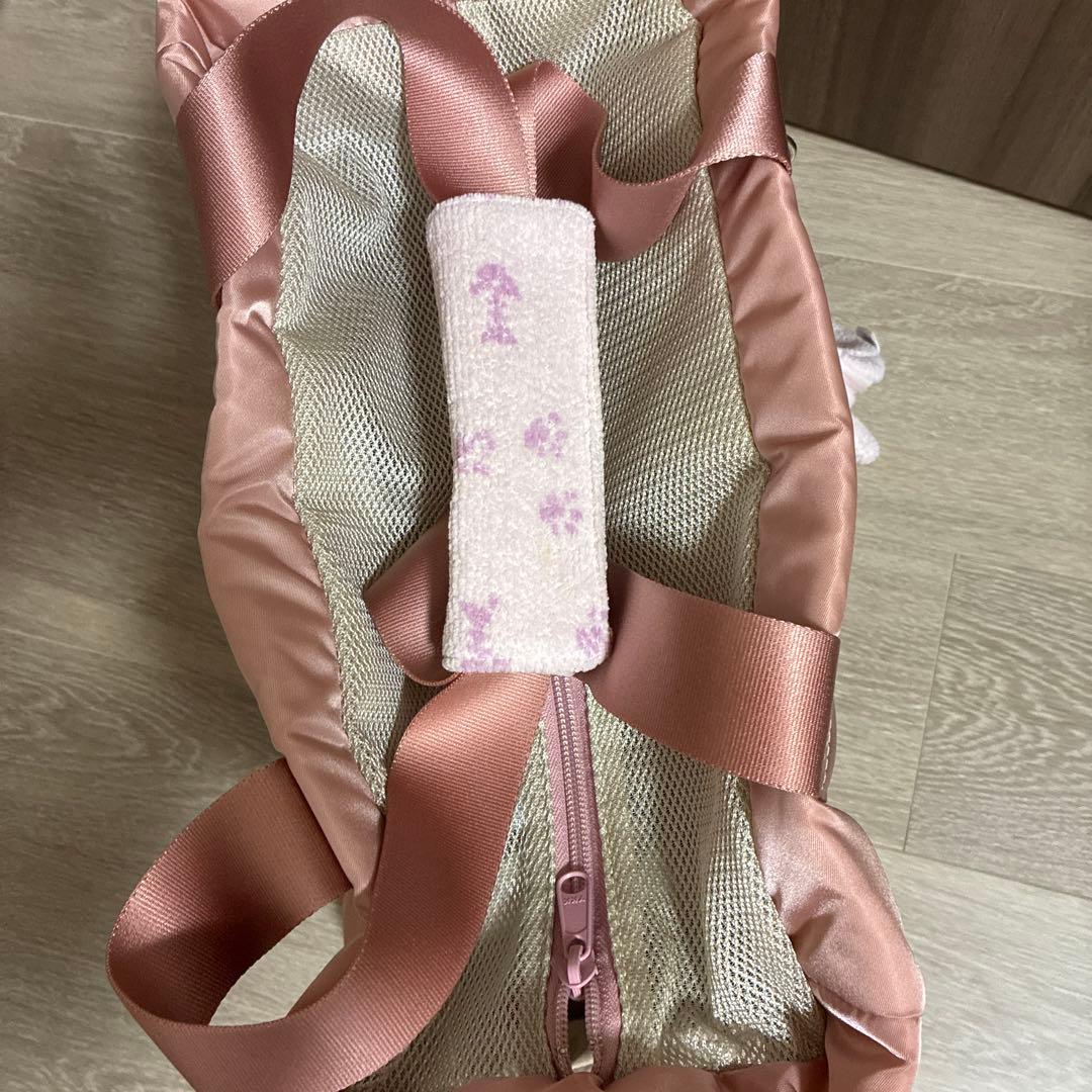 フェイラー　キャリーバッグ　犬　猫　ピンク　ナイロン　ポーチ付き