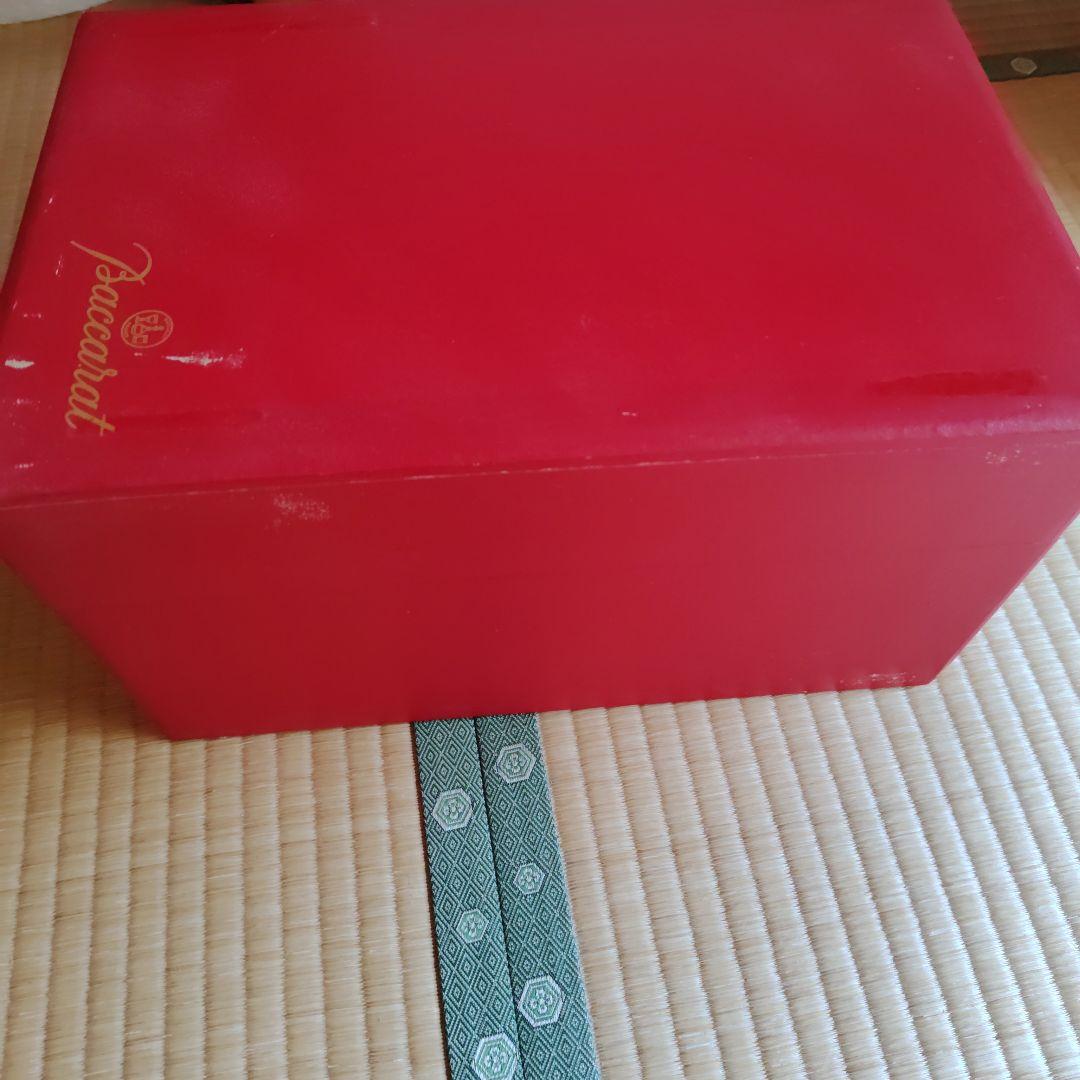 バカラ ガラス製 フラワーベース 箱付き