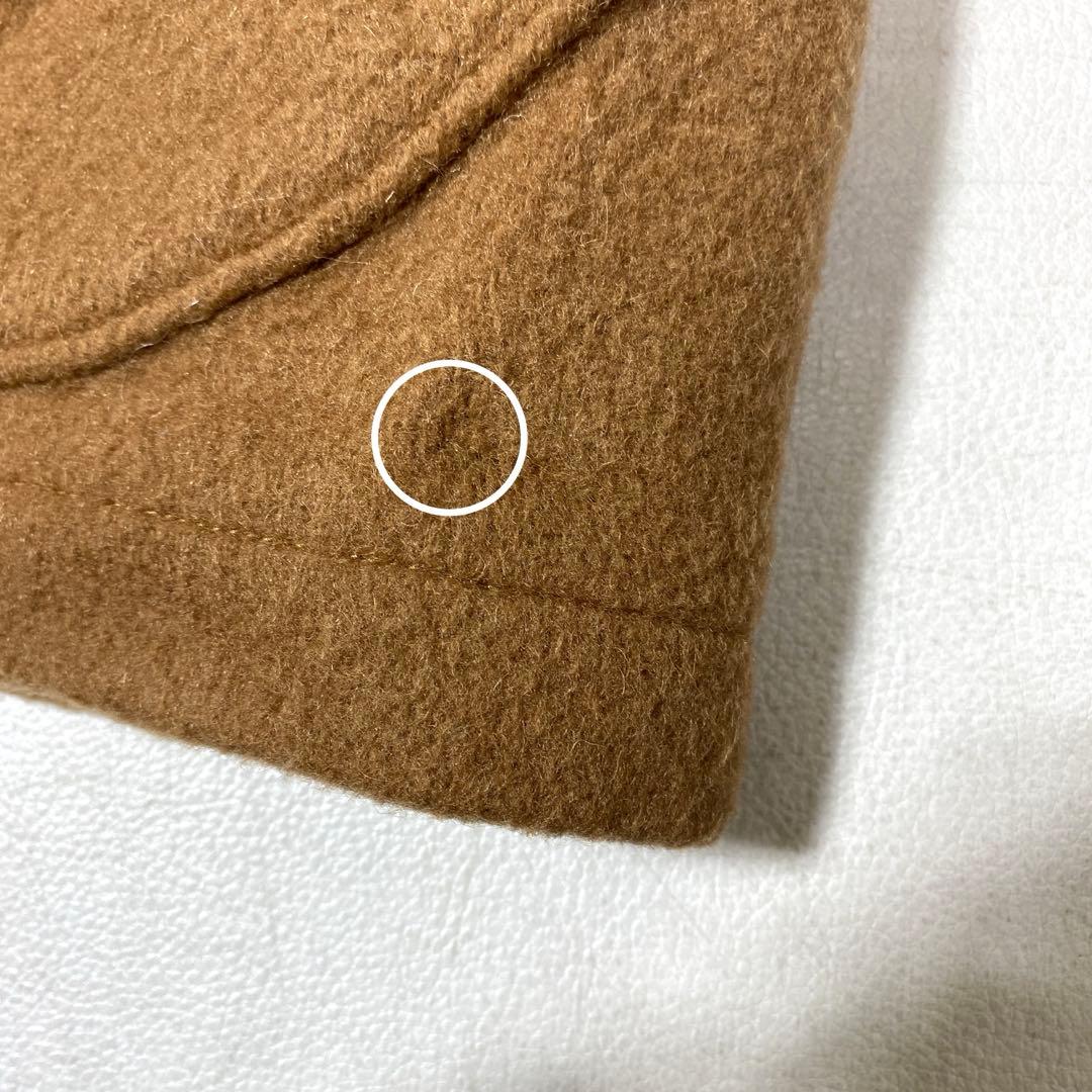 DANTON ダントン ウールモッサーノーカラーコート 38