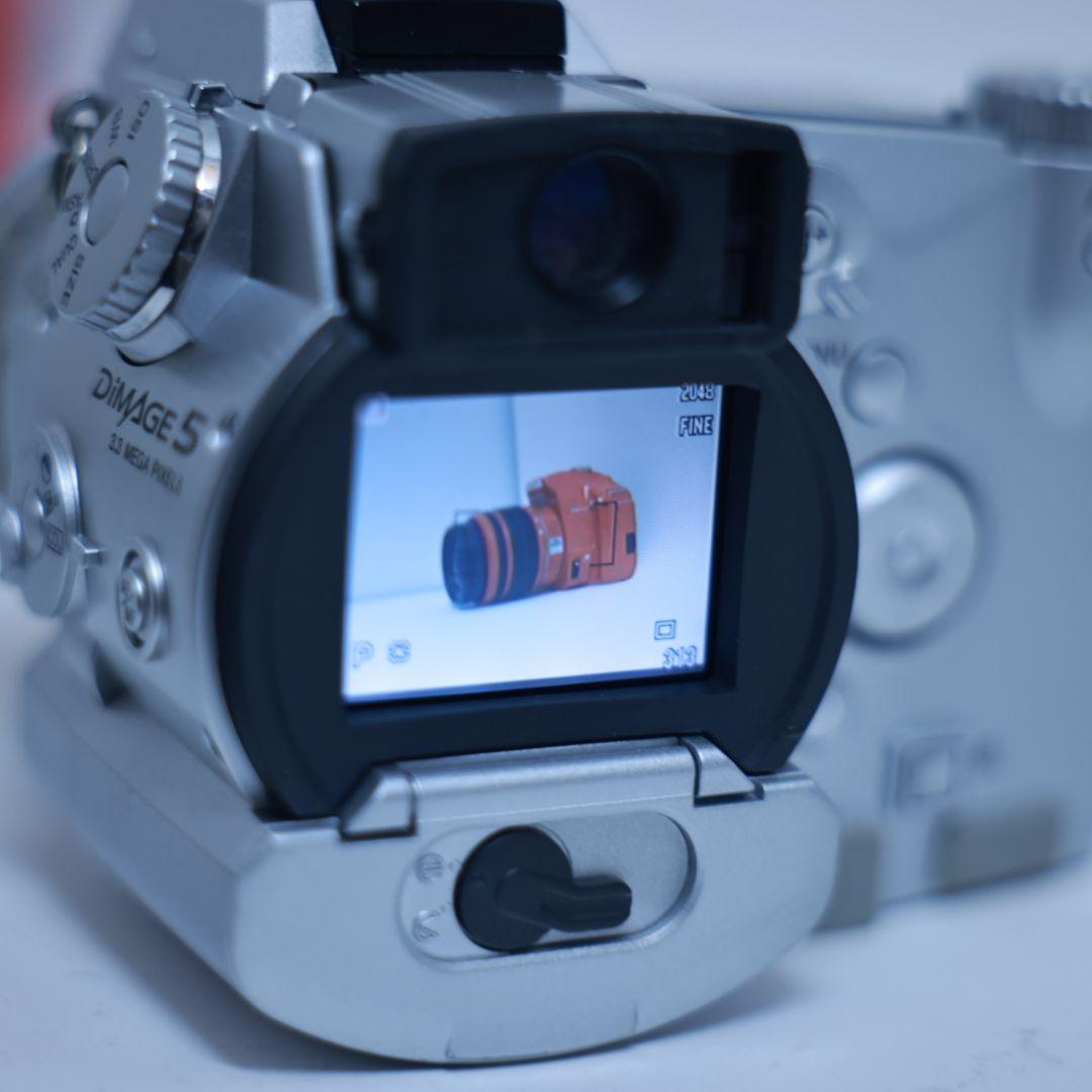 スマホ転送可 デジタルカメラ MINOLTA Dimage5 CFカード等付