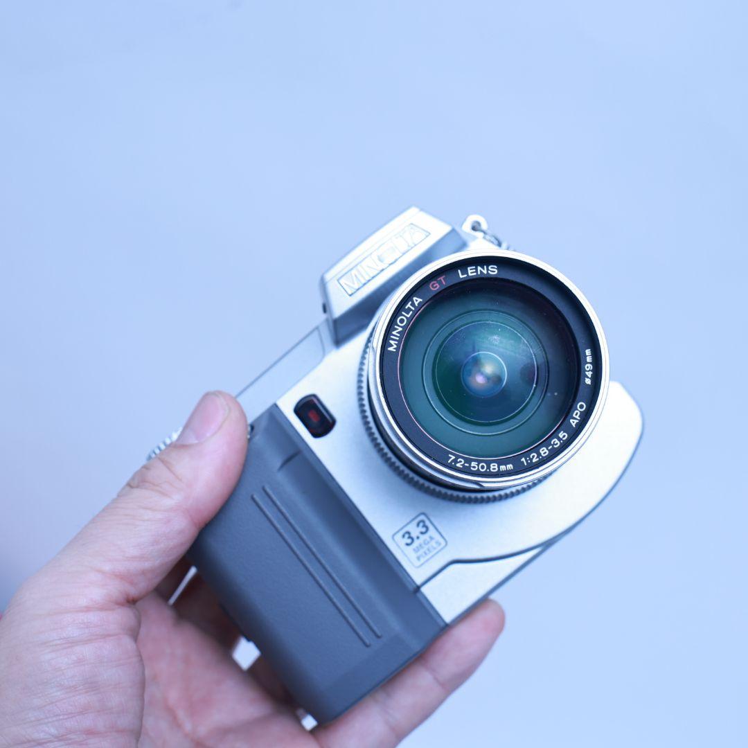 スマホ転送可 デジタルカメラ MINOLTA Dimage5 CFカード等付