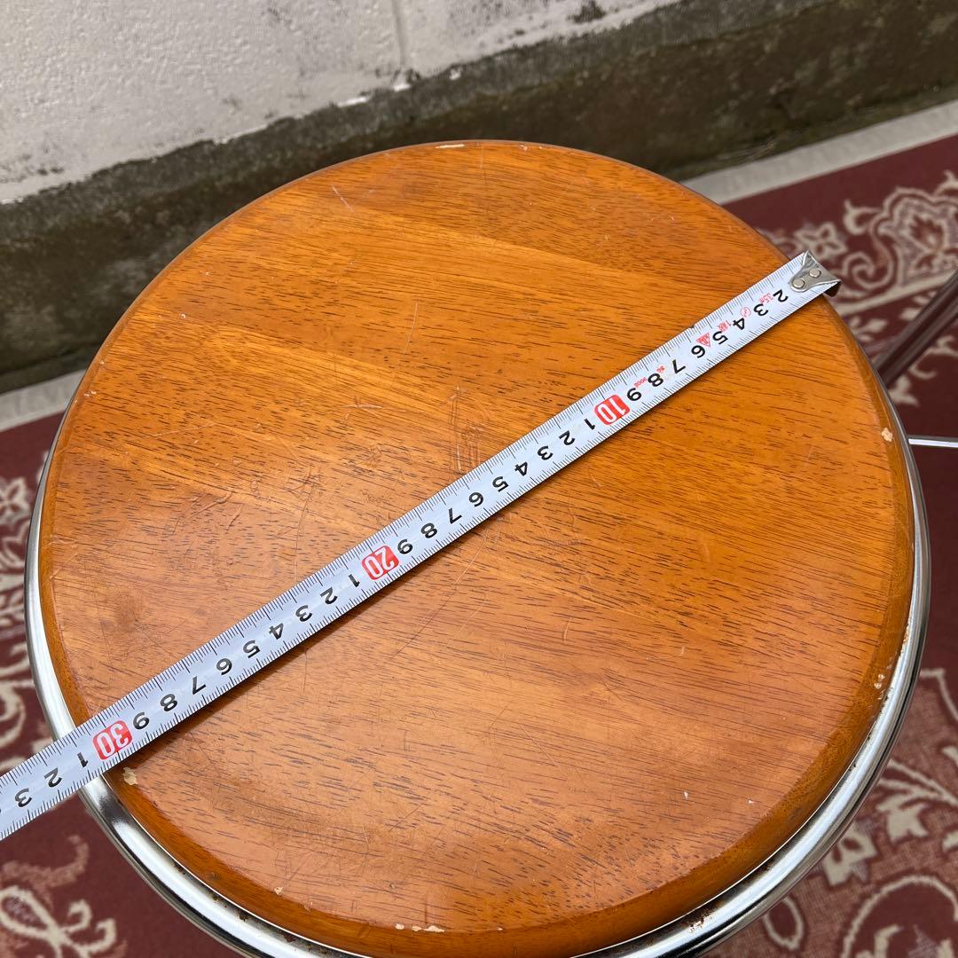 ビンテージ品 古家具◼︎2点セット チトセ 丸椅子 ラウンドスツール B