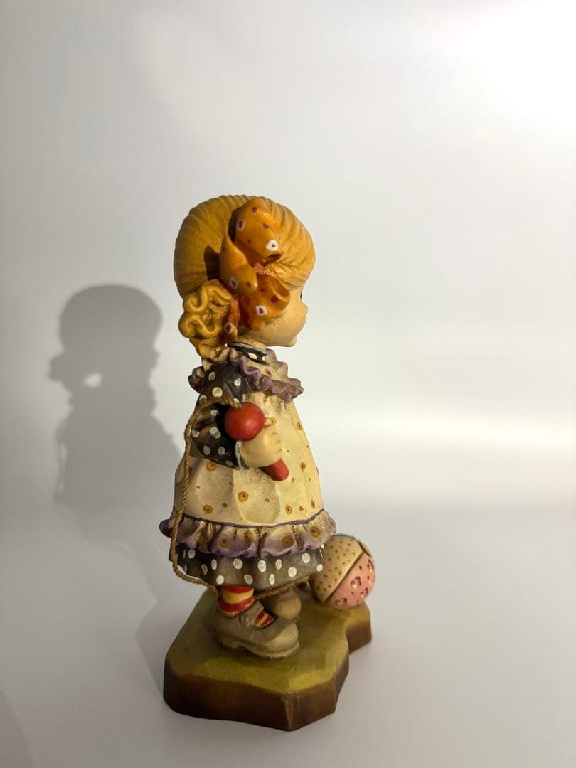 ANRI 木彫り人形 2000体限定 なわとび　アンリ フィギュア フィギュリン