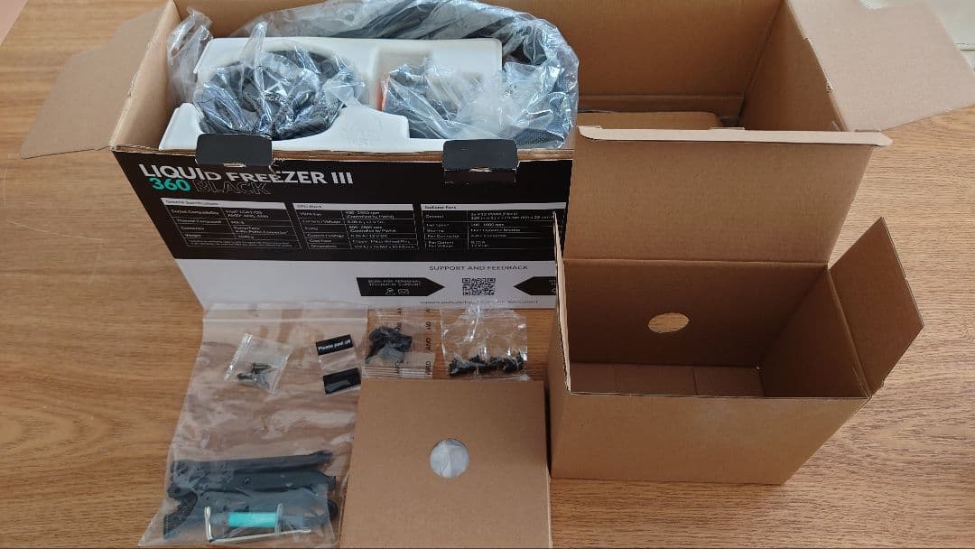 PC用ファン・クーラー ARCTIC LIQUID FREEZER III 360 BLACK