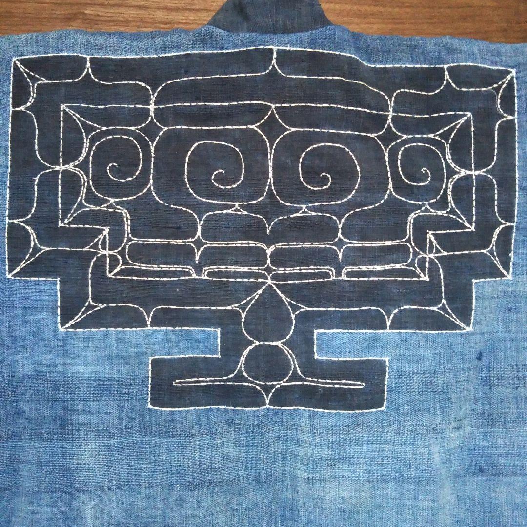 (値下げ)アイヌ着物　切り伏せ刺繍