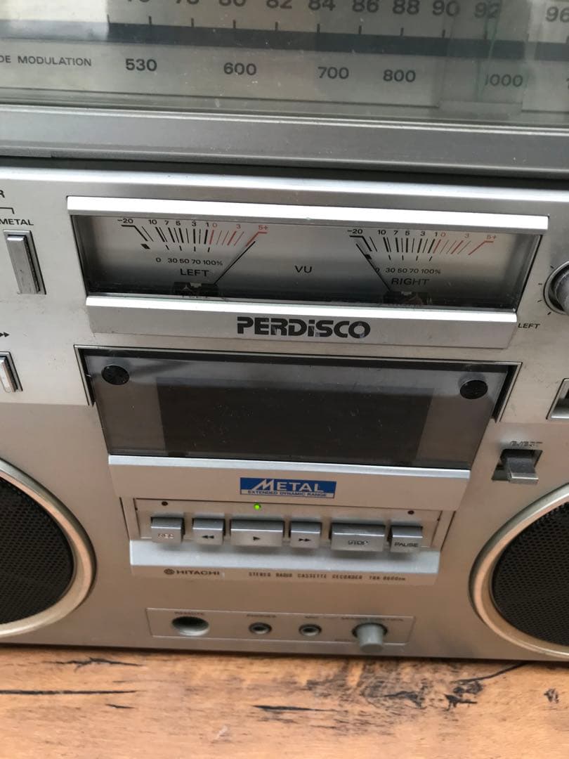 HITACHITRK-8600RM ラジカセ ラジオPERDISCO(F63)