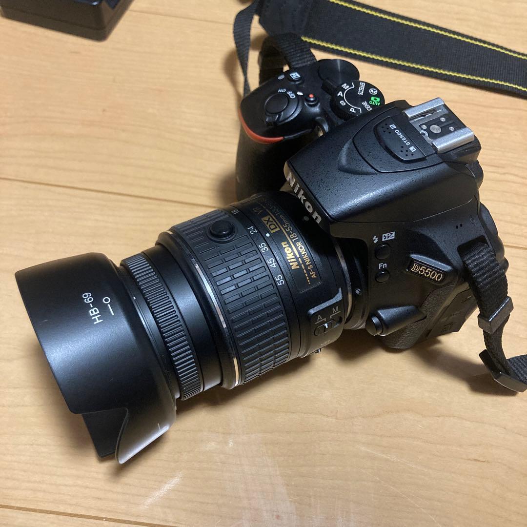 NIKON　D5500 レンズ2本付きカメラケース付き