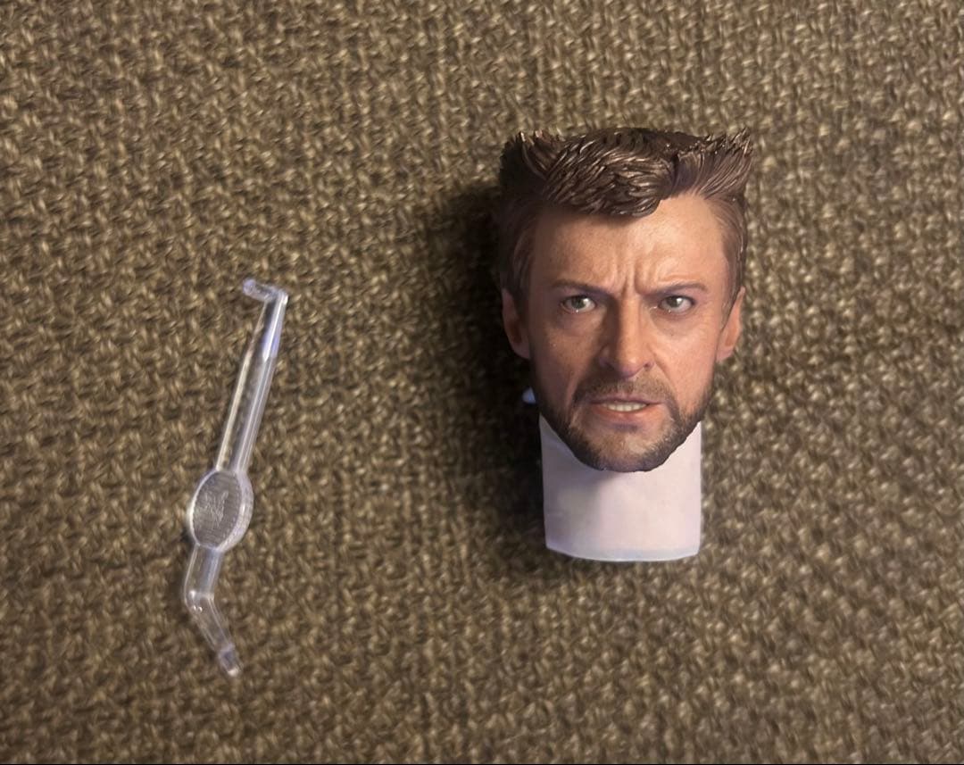 ホットトイズ　ウルヴァリン　デラックス版の素顔ヘッドのみ