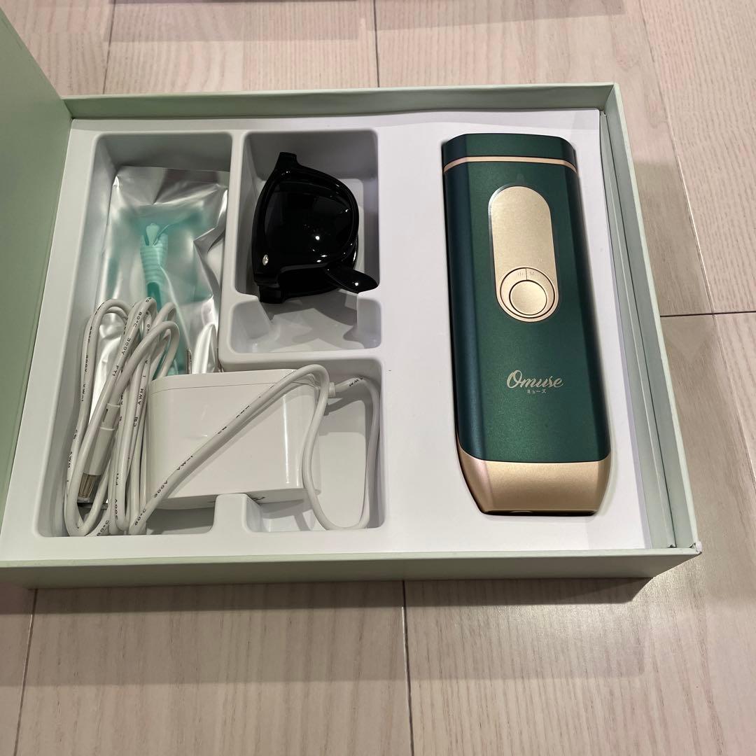 Omuse 脱毛器 国内サロン級 光美容器 メンズ 髭 レディース