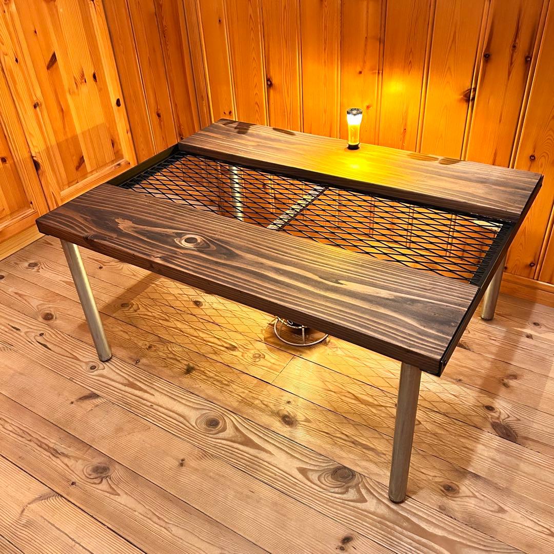 No.571 アイアンローテーブル コーヒーテーブル　リビングセンターテーブル