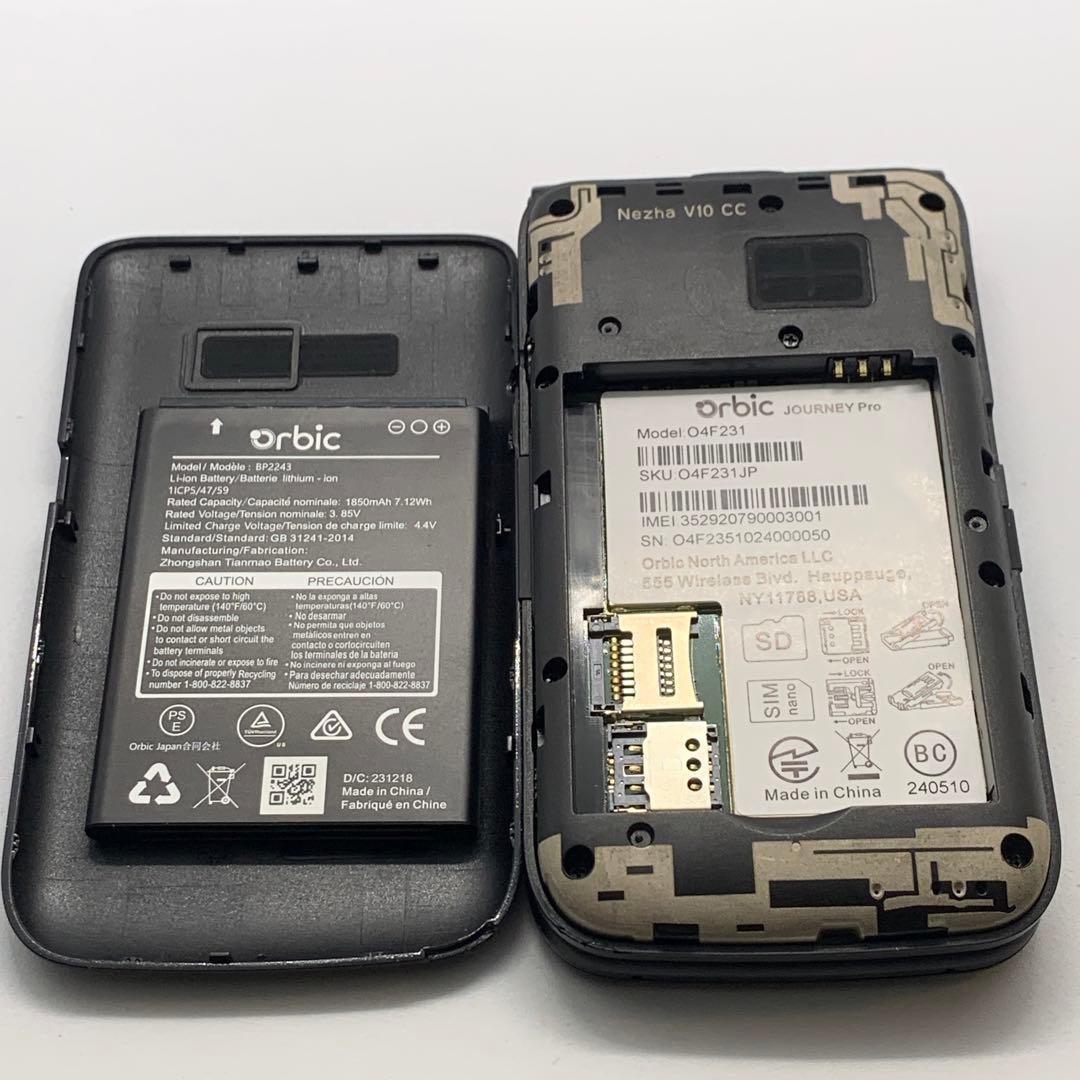 Orbic JOURNEY Pro 4G O4F231JP SIMフリー