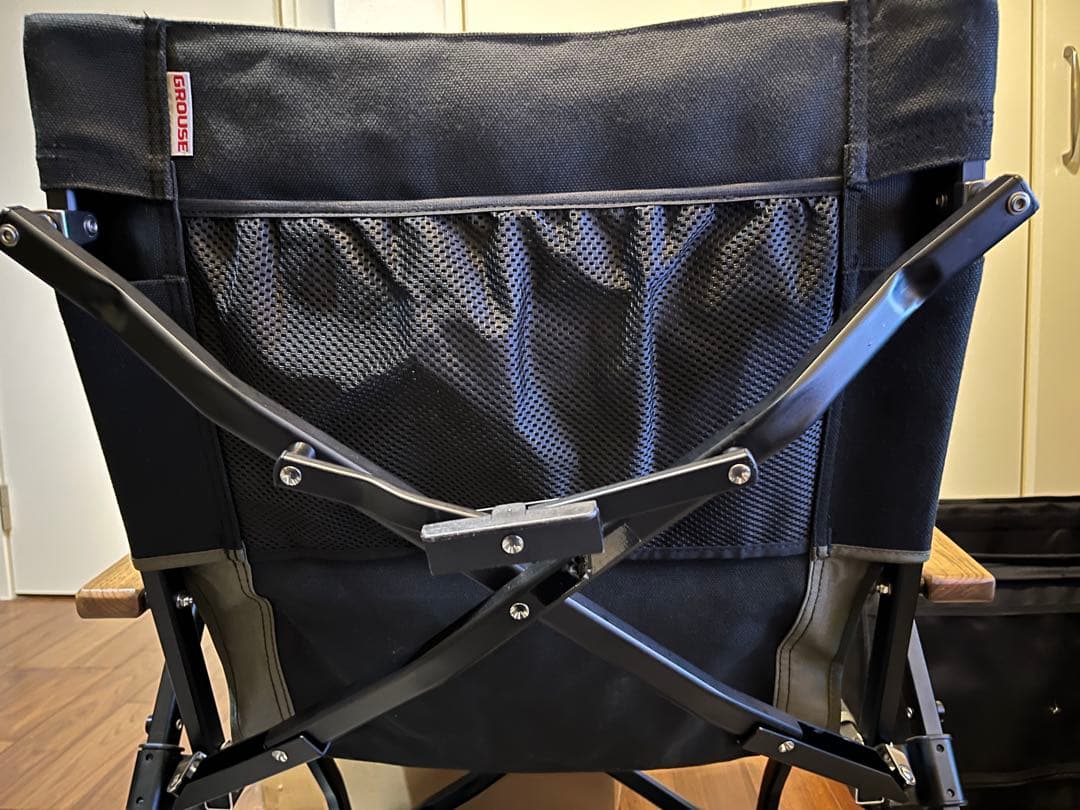 GROUSE SBM CHAIR ブラック　ソロキャンプ