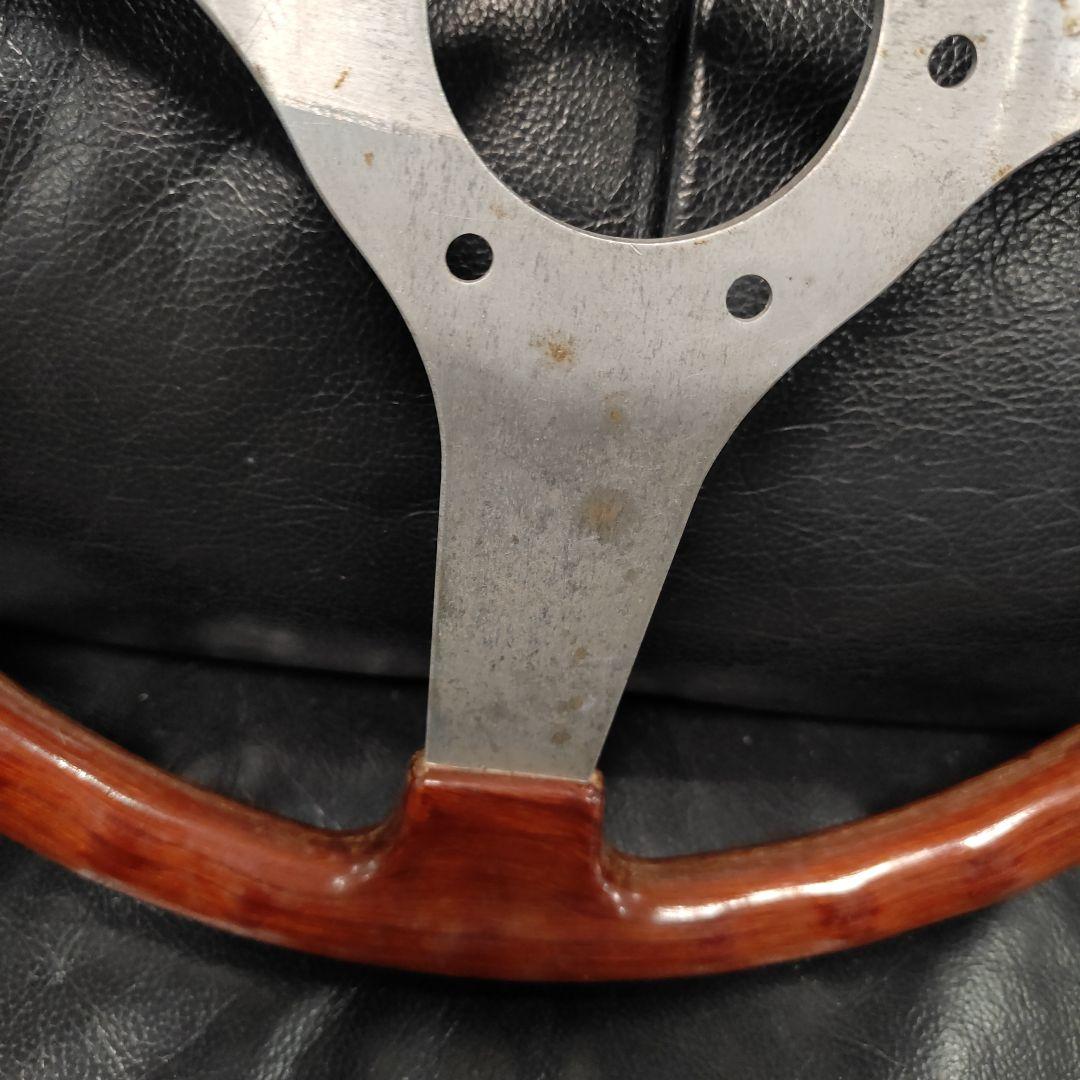 h*x様 Izumi ハンドル ウッド レザー 3本スポーク