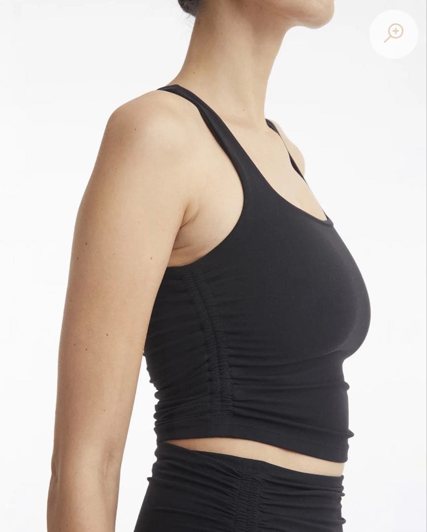 ヨガ・ピラティス NYLORA LILY TOP BLACK