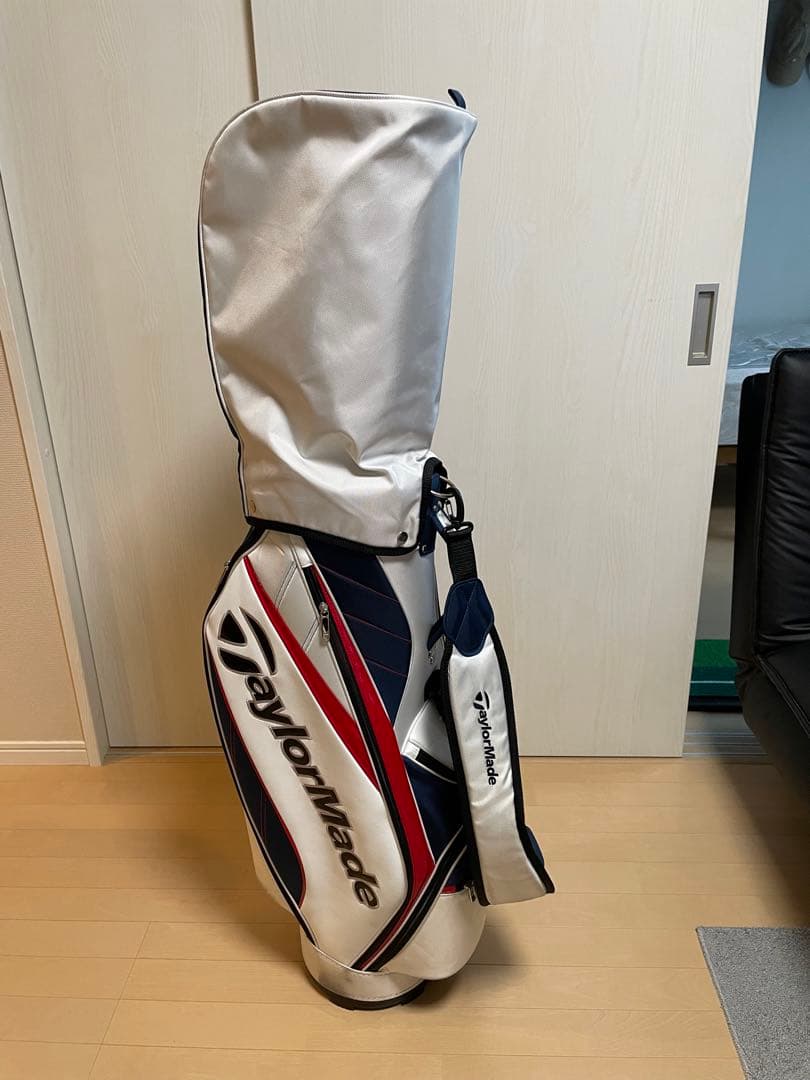 TaylorMade キャディバッグ ホワイト/ネイビー/レッド