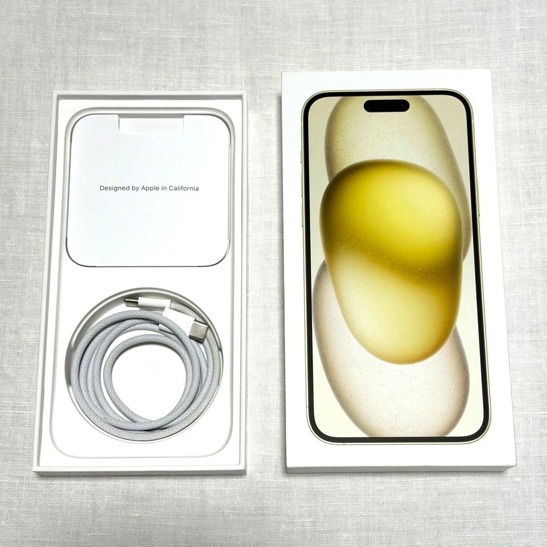 iPhone 15 Plusイエロー 128GB