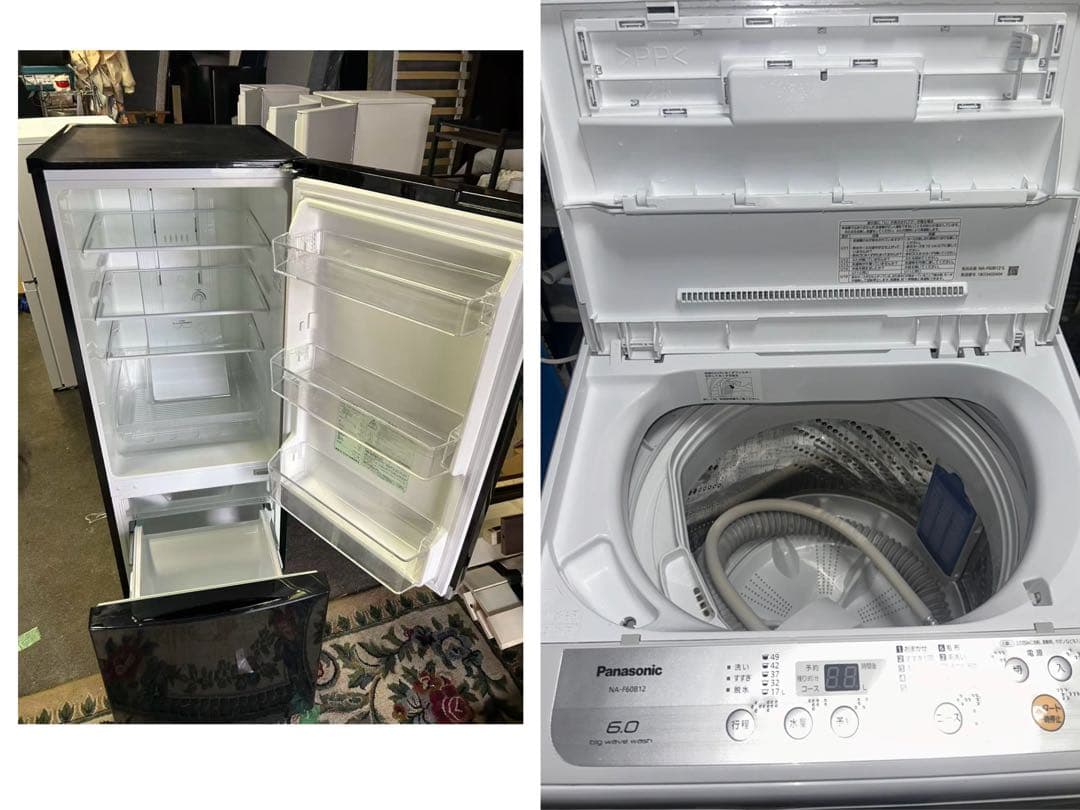 TOSHIBA 冷蔵庫 & Panasonic 洗濯機 セット