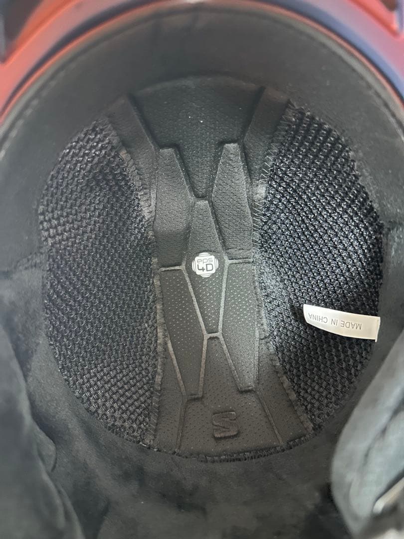 SALOMON一体型ゴーグル付きスキー用ヘルメット59~62cm