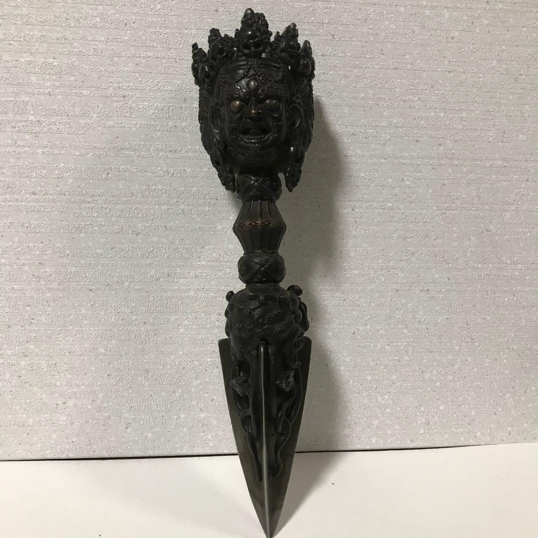 チベット　密教　法具　プルパ