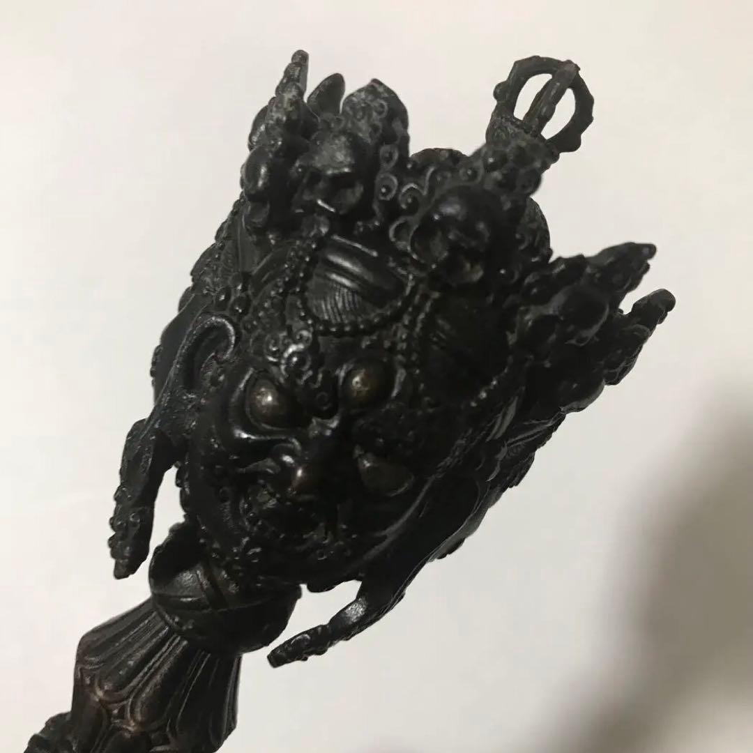 チベット　密教　法具　プルパ