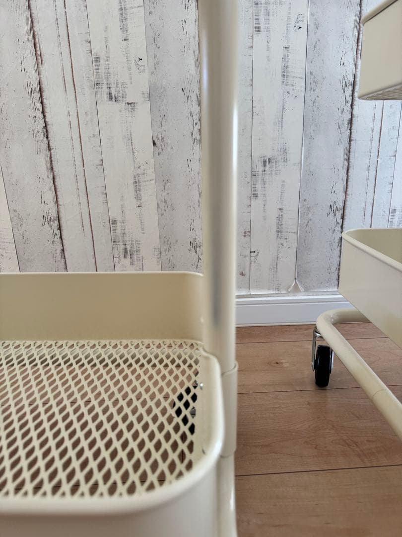 【廃盤レアカラー】IKEAロースコグ3段キッチンワゴン