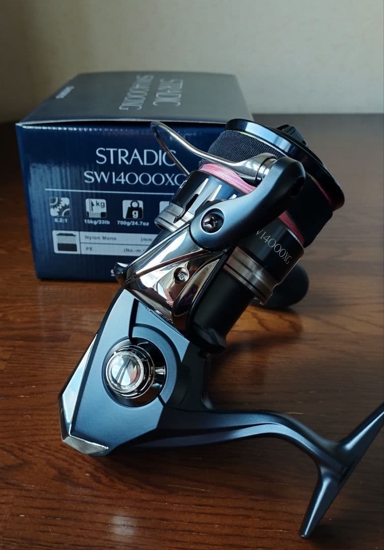 SHIMANO ストラディック14000XG スピニング peライン4号付　箱有