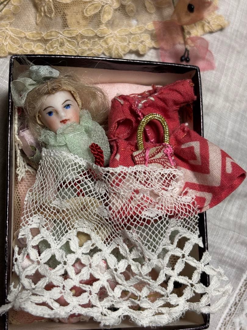 セール中　フレンチミニョネット　人形　アンティークビスクドール ミニョネット