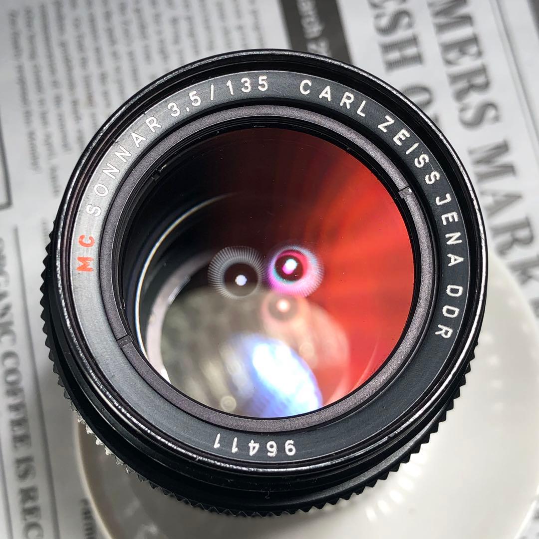 作例有CARL ZEISS 135mm f3.5 m42マウント