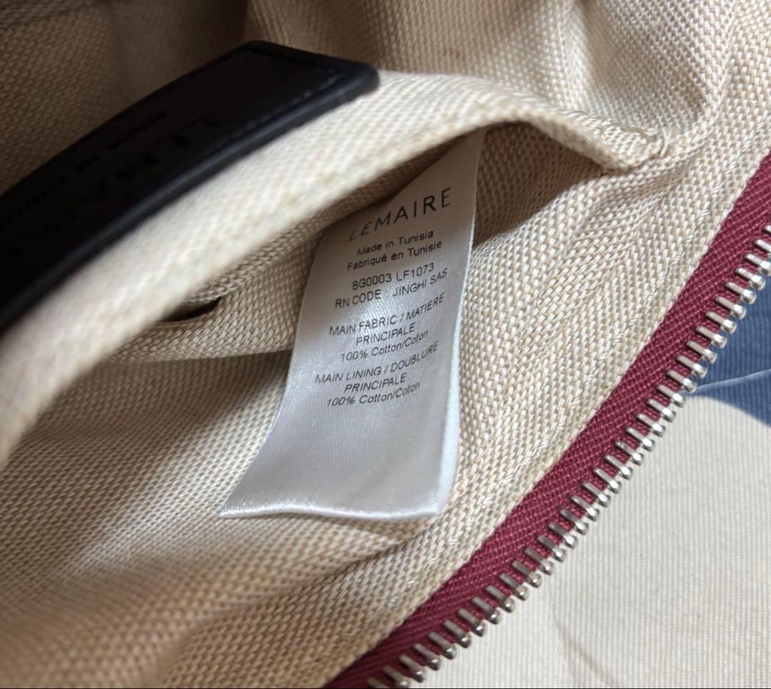 LEMAIRE ルメール クロワッサンバッグ コーテッドコットンキャンバス S