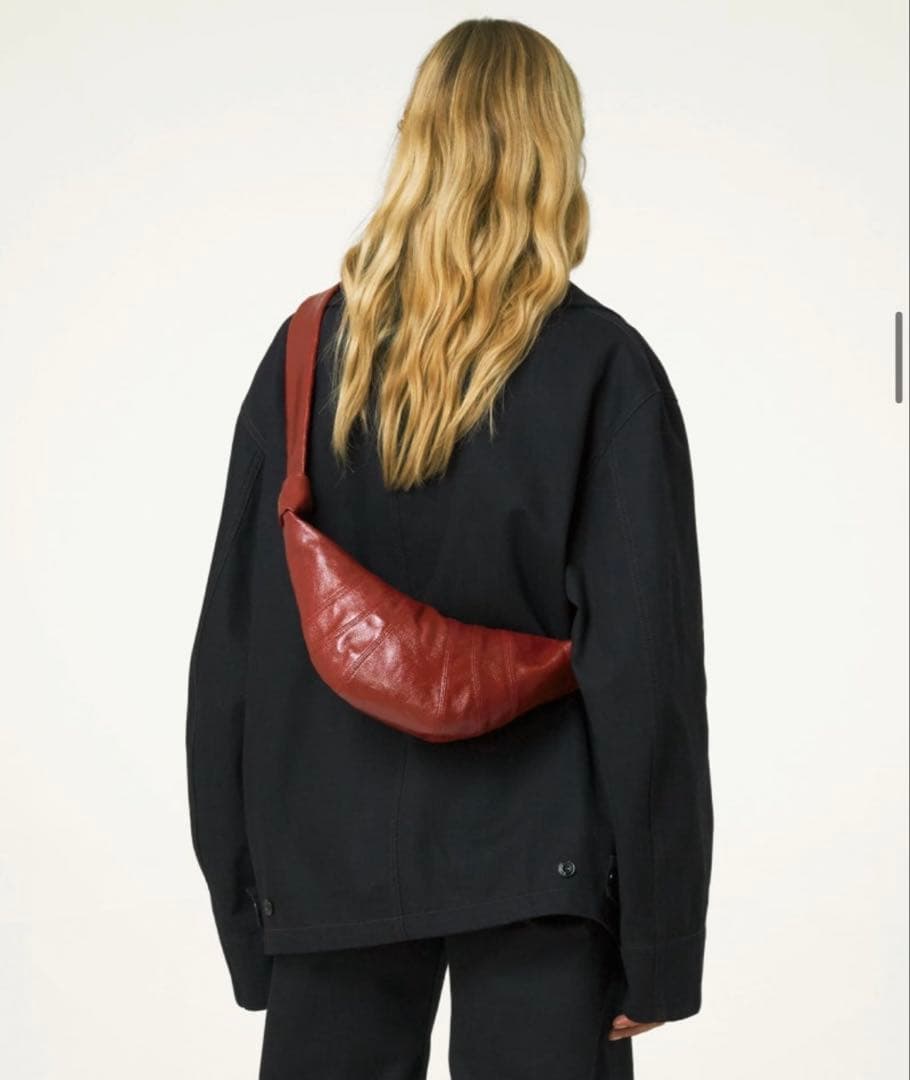 LEMAIRE ルメール クロワッサンバッグ コーテッドコットンキャンバス S