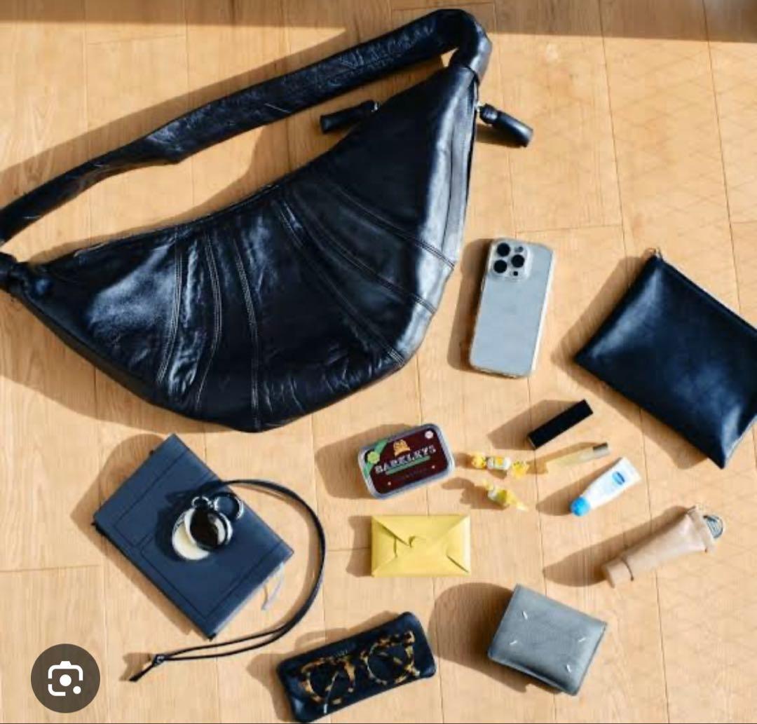 LEMAIRE ルメール クロワッサンバッグ コーテッドコットンキャンバス S